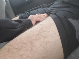 Letting the Uber Driver Grab My Cock .