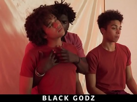 BlackGodz - Derek Cline Gets Barebacked By A Black God