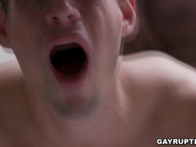 This is the perhaps saddest gay porn scene I ever saw! My tears were not far away while watching this poor old man, but I'm glad for the happy ending!