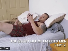 Adam Bryant and Leon Lewis - The Secret Life Of Married Men Part 2 - Str8 to Gay - Trailer preview - Men.com