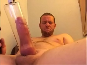 Pumping stiff cock