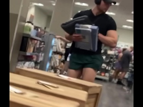 Boy in slutty tiny shorts