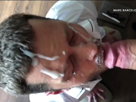 Cum eater. Eat my cum. My big compilation